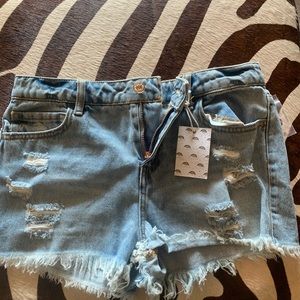 F21 Girls jean shorts